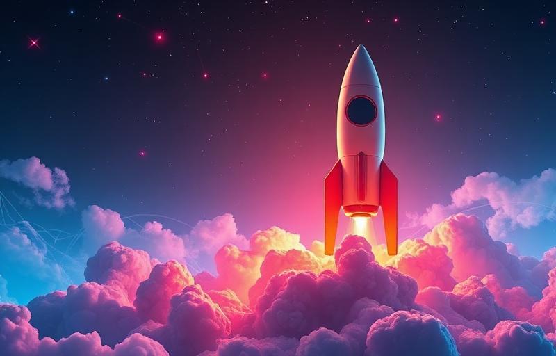 Our vision illustration - future goals, treasure vision, adventure roadmap